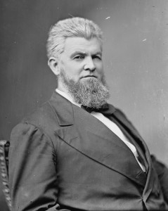 David M. Key, Tennessee Senator and U.S. Postmaster under President Hayes. Photo by Matthew Brady (c. 1870-80). Library of Congress. PD-USGOV. Wikimedia Commons.