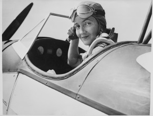 Mrs. Nancy Harkness Love, 28, director of WAFS. Photo by Unknown (c. 1942-1945). National Archives and Records Administration. PD-USGOV. Wikimedia Commons.